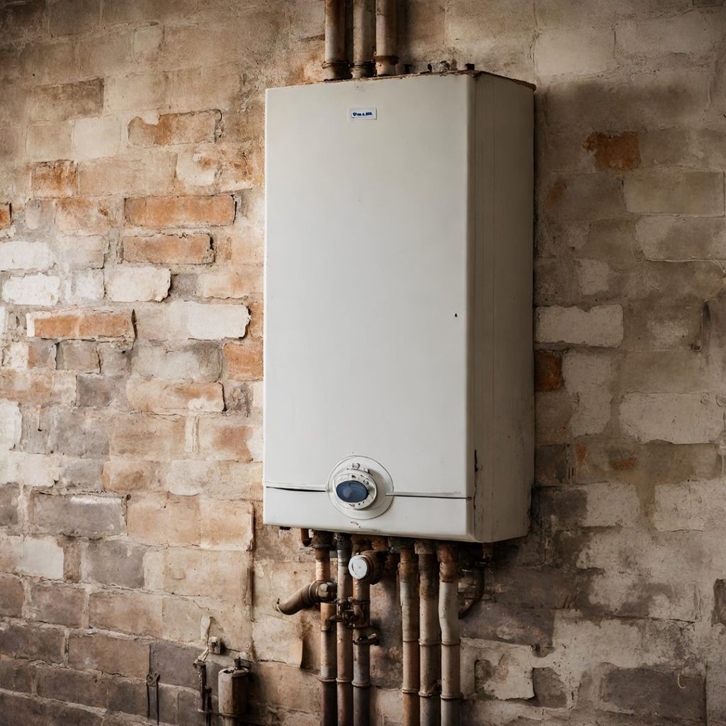 An old boiler in need of replacement